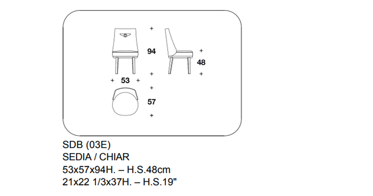 Italian Luxury Contemporary Dining Chairs